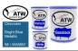 Preview: Chevrolet, Bright Blue Metallic, 98 / WA9591: 1L Lackdose + 1L Klarlack + 500ml Härter - Set, von ATW Autoteile West.
